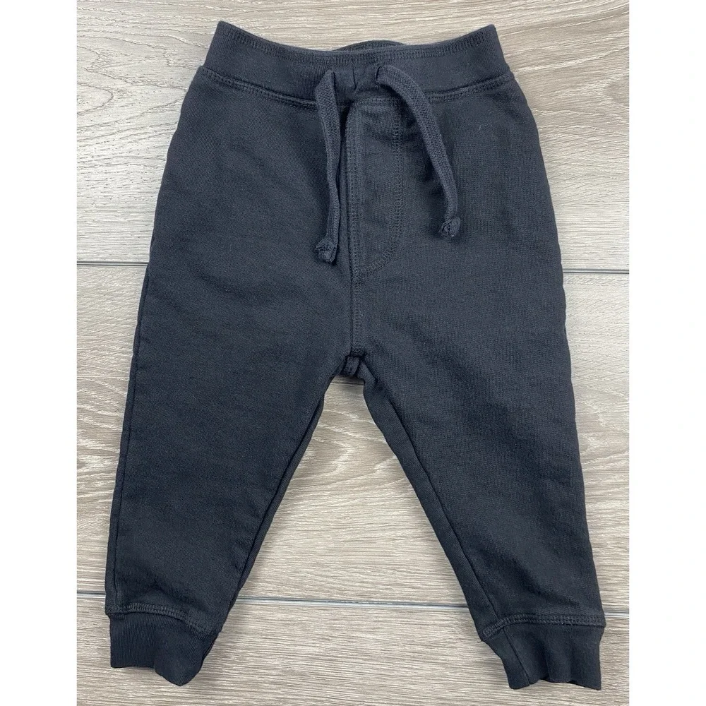 Mish‎ Toddler Boys Pull On Drawstring Sweat Pants Black Size 24 Months